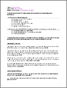 Lettwer of Medical Necessity