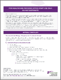 Payor appeal letter checklist and tips